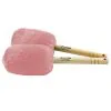 Andante Bass Drum Mallets (Baby Pink)