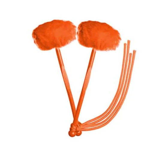 myTyFry Ultimate Custom Tenor Drum Mallets (Orange/Orange/Orange)