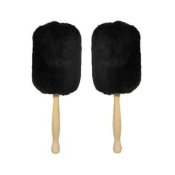 Twisted Thistle Medalist Bass Drum Mallets (Black)