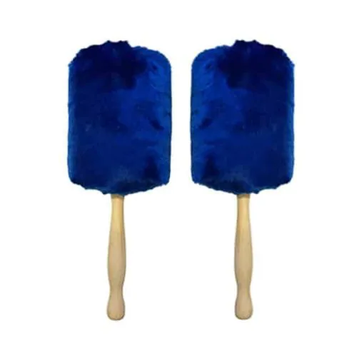 Twisted Thistle Medalist Bass Drum Mallets (Royal Blue)