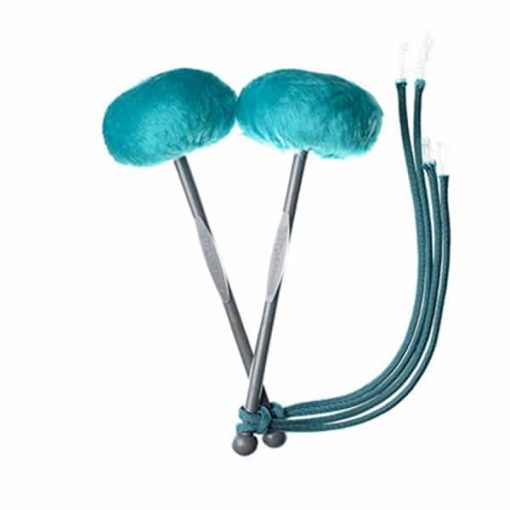 TyFry Ultimate Tenor Drum Mallets (Aqua)