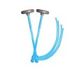 TyFry Ultimate Practice Tenor Drum Mallets (Light Blue)