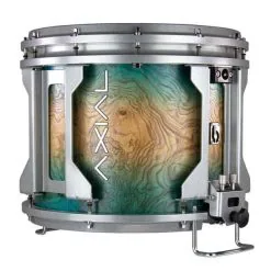 British Drum Co AXIAL Snare Drum (Olive Ash Burr)