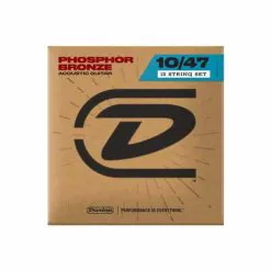 Jim Dunlop Phosphor Bronze 12-String Acoustic Guitar Strings (Light 10-47)