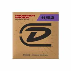 Jim Dunlop Phosphor Bronze Acoustic Guitar Strings (Medium Light 11-52)
