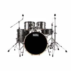Natal Arcadia 22" 5-piece Drum Kit (Grey Strata)