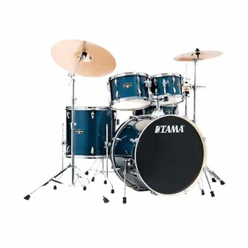 Tama Imperialstar 22" 5-piece Drum Kit (Hairline Blue Wrap)