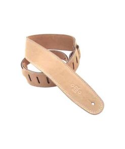 DSL GLG 2.5" Triple-ply Suede Guitar Strap (Beige)