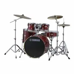 Yamaha SBP2F5 Stage Custom Birch 22" 5-piece Drum Kit (Cranberry Red)